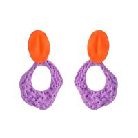 Iron Drop Earring, painted, fashion jewelry & for woman [