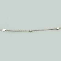Stainless Steel Chain Jewelry, 304 Stainless Steel, Heart, Vacuum Ion Plating, DIY [