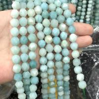 Perles amazonite, poli, DIY & normes différentes pour le choix & facettes, bleu Environ 38 cm, Vendu par brin[