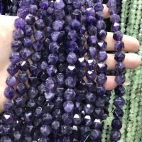 Natural Amethyst Beads, polished, DIY & faceted, purple Approx 38 cm 