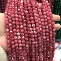Rhodonite Beads, Rhodochrosite, polished, DIY & faceted, red Approx 38 cm 