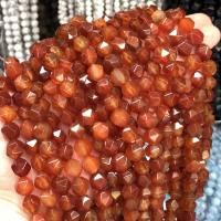 Natural Red Agate Beads, polished, DIY & faceted, red Approx 38 cm [