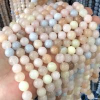 Morganit Perlen, rund, poliert, DIY & verschiedene Größen vorhanden, gemischte Farben, Länge:ca. 38 cm, verkauft von Strang[