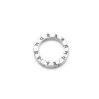Sterling Silver Snap Clasp, 925 Sterling Silver, Round, plated, DIY, silver color 