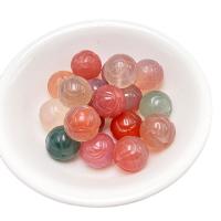 Agate Beads, Yanyuan Agate, Lotus, DIY, Random Color, 11mm [