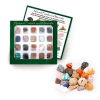 Gemstone Decoration, Ores, with Synthetic Gemstone, 20 pieces & for home and office, mixed colors, 1-2cm [