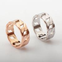 Titanium Steel Finger Ring, plated, fashion jewelry & Unisex [