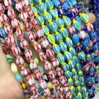 Perles murano faites à la main , chalumeau, poli, DIY, plus de couleurs à choisir Environ 38 cm, Vendu par brin[
