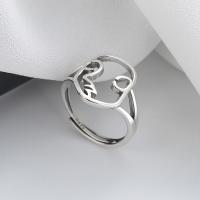 Стерлингового серебра кольцо, 925 пробы, маска, ювелирные изделия моды & Женский & отверстие, 16mm, продается PC[