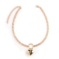 Zinc Alloy Necklace, with 10cm extender chain, Heart, plated, fashion jewelry & for woman 2cm cm [