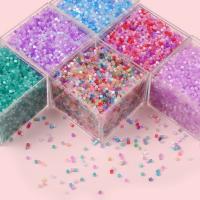 Perles en verre rocaille mélangées, Des billes de verre, pilier, DIY, plus de couleurs à choisir, 2.5mm Environ 1mm, Environ Vendu par sac[