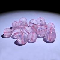 Natural Rose Quartz Beads, Round, DIY & with letter pattern, 10mm [