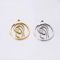 Stainless Steel Pendants, 304 Stainless Steel, Vacuum Ion Plating, fashion jewelry & DIY [