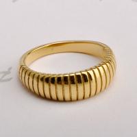 Titanium Steel Tail Finger Ring, plated, fashion jewelry & Unisex golden [
