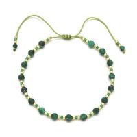 Quartz Bracelets, Seedbead, with Knot Cord & Quartz, handmade, Bohemian style & adjustable & for woman Approx 16-30 cm 