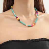 Petite perle en verre de collier 
, Seedbead, avec perle de plastique, bijoux de mode & styles différents pour le choix & pour femme, Vendu par PC[