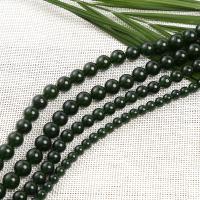 Jade Taiwan Perlen, Taiwan Jade, rund, DIY & verschiedene Größen vorhanden, grün, Länge:ca. 38-40 cm, verkauft von Strang[