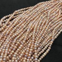 Akoya Zuchtperlen Perlen, rund, DIY, gemischte Farben, 5-6mm, Länge:ca. 38-40 cm, verkauft von Strang