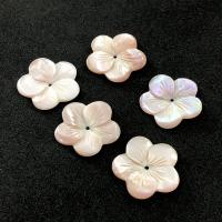Natural Pink Shell Beads, Pink Lip Shell, Flower, Carved, DIY [