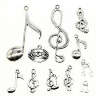 Zinc Alloy Jewelry Finding Set, antique silver color plated, vintage & DIY & mixed & hollow, 10-20mm 