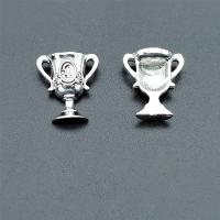 Zinc Alloy Jewelry Pendants, Trophy, antique silver color plated, vintage & DIY & double-hole Approx 