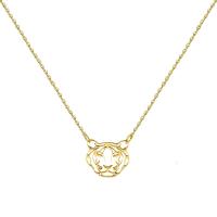 Stainless Steel Jewelry Necklace, 304 Stainless Steel, with 2.36inch extender chain, Tiger, plated, fashion jewelry & for woman Approx 16.34 Inch 