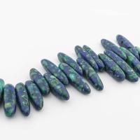 Eindruck Jaspis Perlen, Impression Jaspis, DIY, gemischte Farben, 44x8mm, Länge:ca. 42.5 cm, verkauft von Strang[