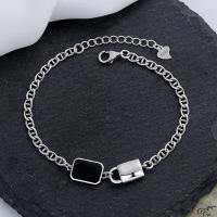 Sterling Silver Bracelets, 925 Sterling Silver, with 1.18inch extender chain, Antique finish, fashion jewelry & for woman & epoxy gel Approx 6.3 Inch 