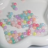 Jelly Style Acrylic Beads, Round, DIY, mixed colors, 8mm, Approx 