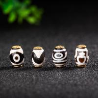 Natural Tibetan Agate Dzi Beads, different power plug style for choose & DIY 