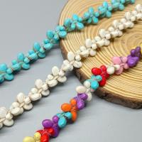 Synthetische Türkis Perlen, DIY & verschiedene Größen vorhanden, keine, Länge:36-38 cm, 10SträngeStrang/Tasche, verkauft von Tasche[