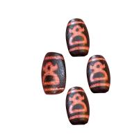 Natural Tibetan Agate Dzi Beads, fashion jewelry & DIY, two different colored [