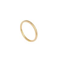 Brass Finger Ring, real gold plated, fashion jewelry & for woman, golden 