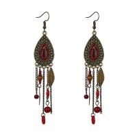 Glass Seed Beads Earring, Zinc Alloy, with Seedbead, plated, fashion jewelry & for woman [