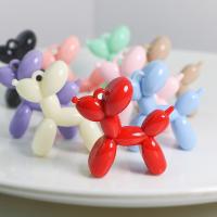 Solid Color Acrylic Pendants, Dog, stoving varnish, DIY Approx [