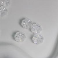 Perles acryliques dépolies, Acrylique, fleur, DIY & givré, transparent Environ Vendu par sac