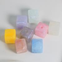 Miracle Acrylic Beads, Square, DIY Approx 