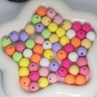 Frosted Acrylic Beads, Round, stoving varnish, DIY 16mm, Approx [