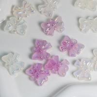 Acrylique Connecteur Bijoux, Noeud papillon, DIY & lumineux & boucle de 1/1 Environ Vendu par sac