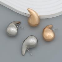 Boucles d'oreilles en plastique CCB, plastique revêtu de cuivre, Placage, bijoux de mode & pour femme, plus de couleurs à choisir Vendu par paire[