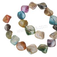 Dyed Shell Beads, irregular, DIY mm 