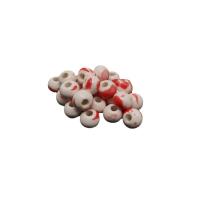 Pinselführung Porzellan Perlen, Trommel, DIY & verschiedene Muster für Wahl, keine, 6mm, ca. 100PCs/Tasche, verkauft von Tasche[