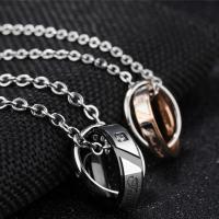 Stainless Steel Jewelry Necklace, 304 Stainless Steel, Unisex & with rhinestone 