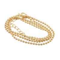 Brass Chain Necklace, 14K gold plated gold 