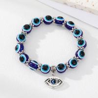 Evil Eye Jewelry Bracelet, Resin, with Iron, handmade, fashion jewelry & Unisex 
