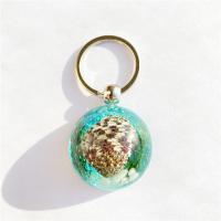 Resin Key Chain, with 304 Stainless Steel, epoxy gel, 36u00d721mm, Approx 