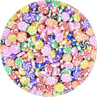 Mobile Phone DIY Decoration, Polymer Clay, Candy, mixed colors, 10mm, Approx 