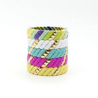 Fashion Zinc Alloy Bracelets, with Elastic Thread, plated, fashion jewelry & Bohemian style & stoving varnish & Unisex 14mm, Inner Approx 55mm 
