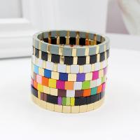 Fashion Zinc Alloy Bracelets, stoving varnish, fashion jewelry & Bohemian style & elastic & for woman Inner Approx 55mm 