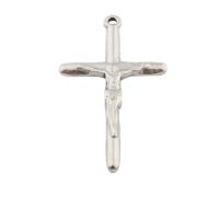 Stainless Steel Cross Pendants, 304 Stainless Steel, fashion jewelry & Unisex, original color Approx 2mm 